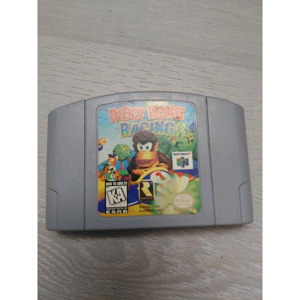 Diddy Kong Racing (Nintendo N64, 1996) Authentic Cartridge Only Tested